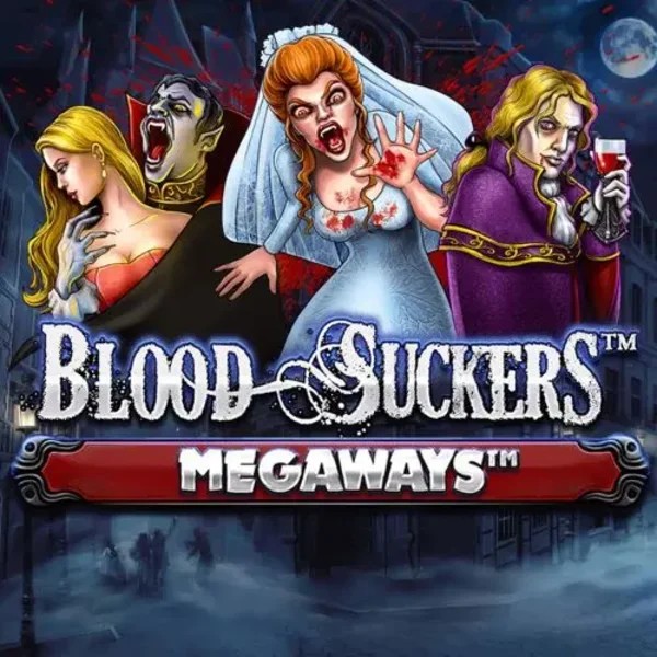Blood Suckers Megaways by Red Tiger Gaming, showcased at liraspins.gr – game logo
