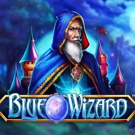 Blue Wizard logo by Quickspin at LiraSpin Casino