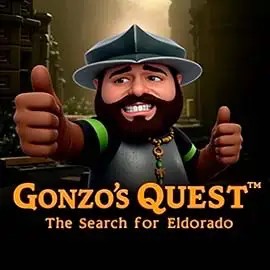 Gonzo's Quest online game logo by NetEnt on liraspins.gr